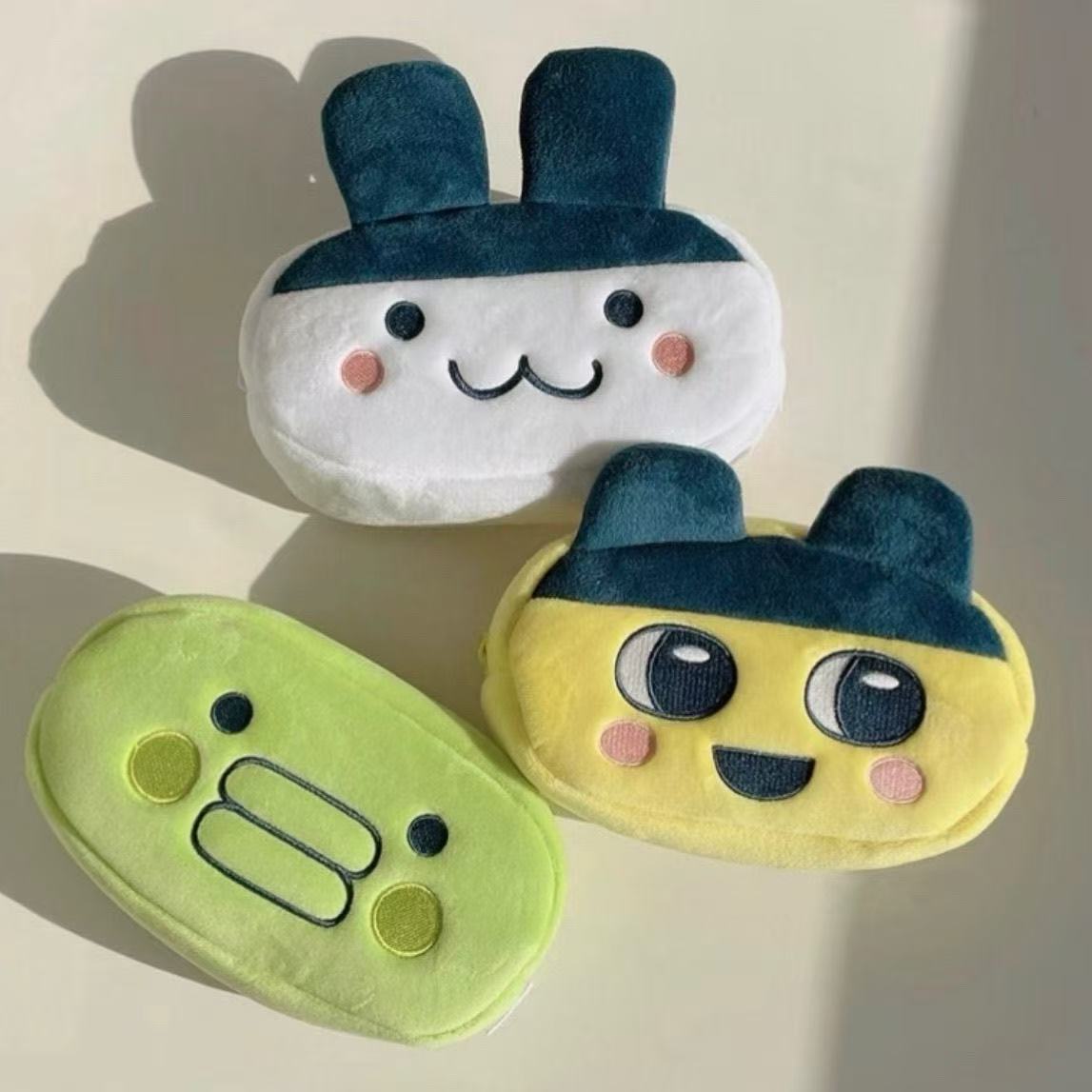 Pencil Case Large - Estojo de Pelúcia Tamagotchi Fofo, Bolsa