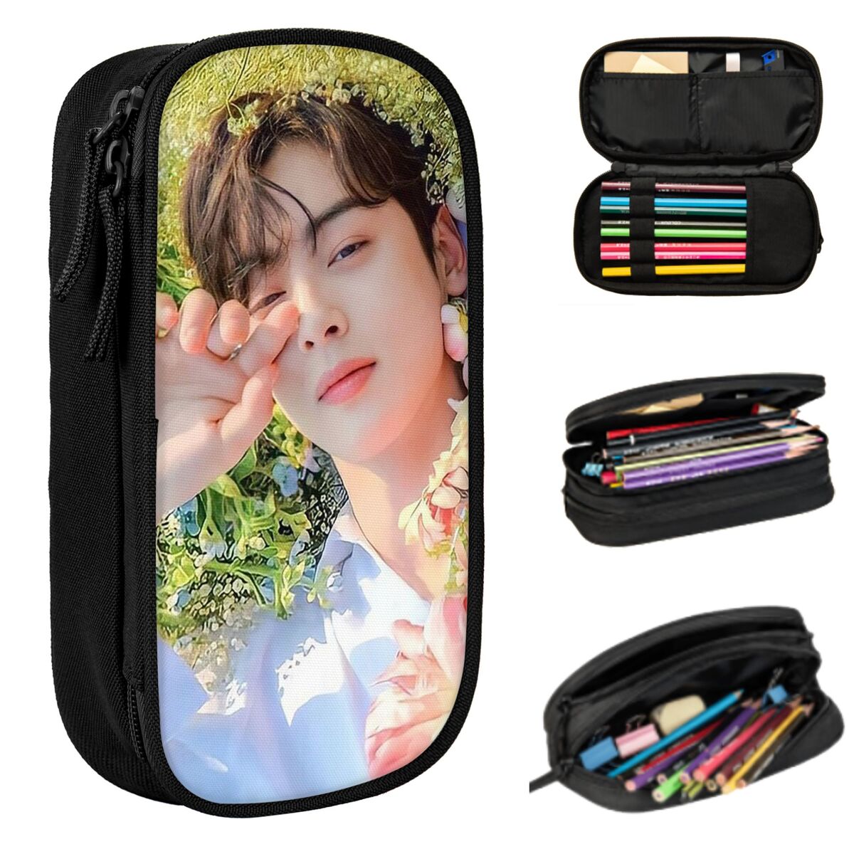 Stationery And Office Supply Chain - Estojo de Lápis Cha EunWoo Kpop