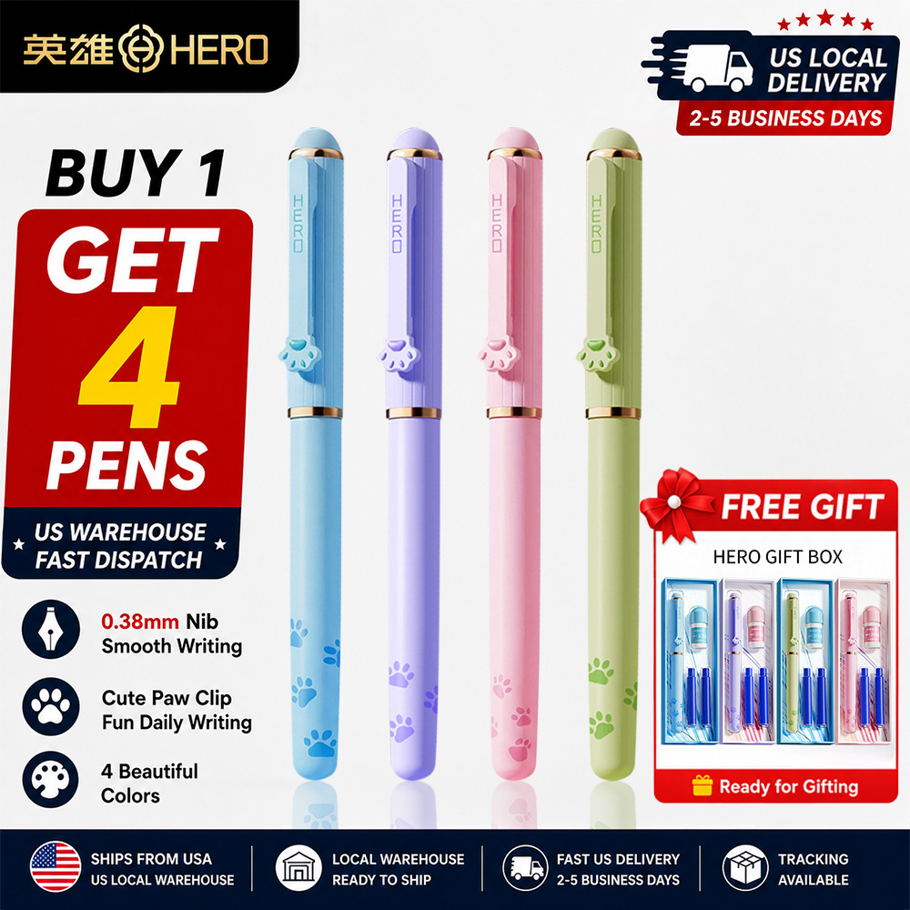 Stationery Warehouse - Caneta Tinteiro Apagável Hero 360M Patinha