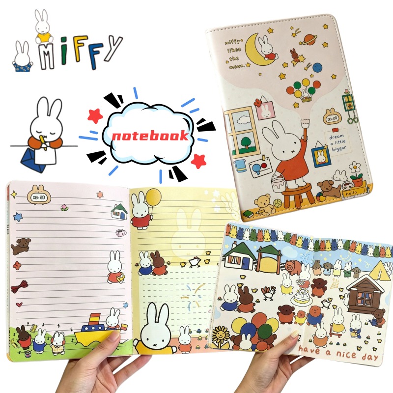 Stationery Supplier - Novo Caderno B6 Miffy Fofo com