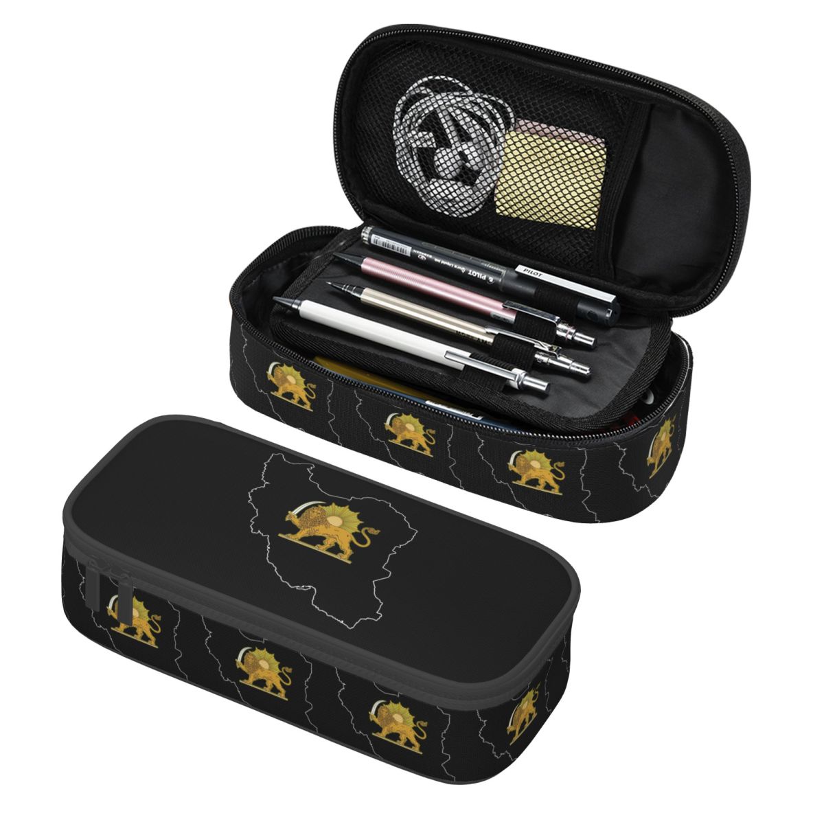 Lion Stationery & Office Supply(Kunshan)Co.Ltd - Estojo de Lápis Iran Black Persian