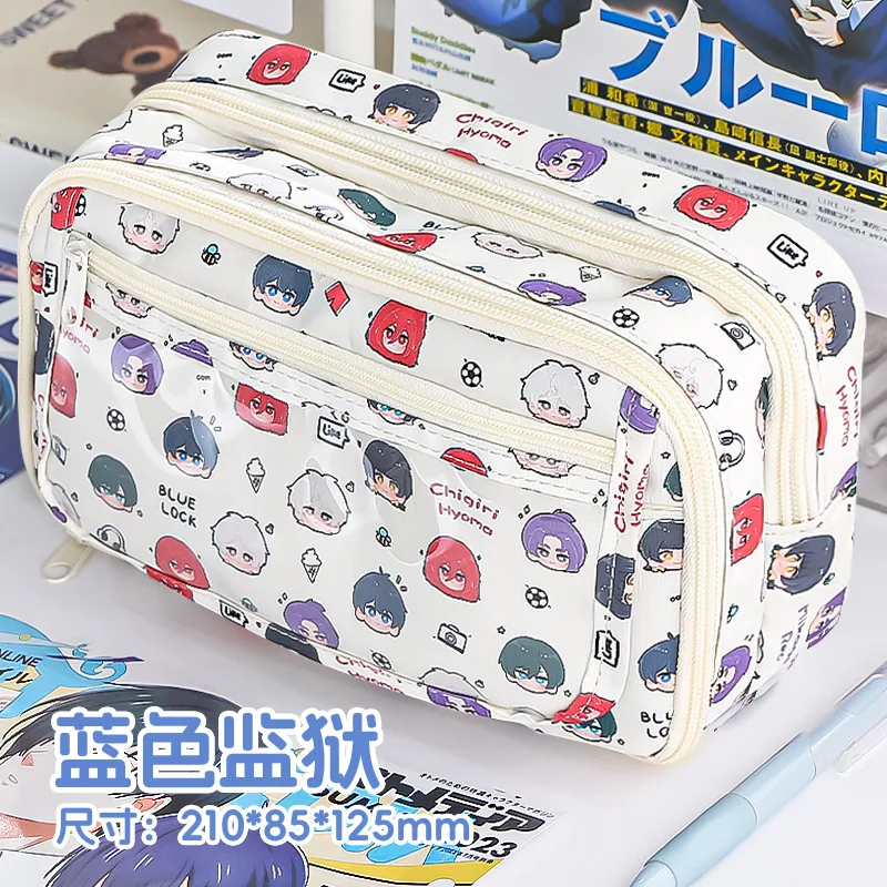 Stationery Supplier - Estojo de Lápis Kawaii Anime Blue