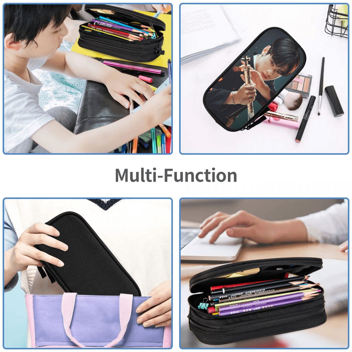 Estojo de lápis Cha Eunwoo par - Stationery And Office Supply Chain avaliação e preço