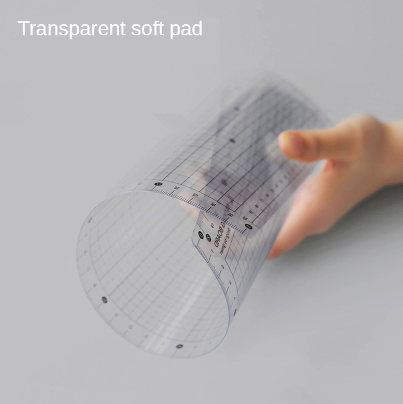 Placa de régua transparente a4 - Ruler Set Transparent avaliação e preço