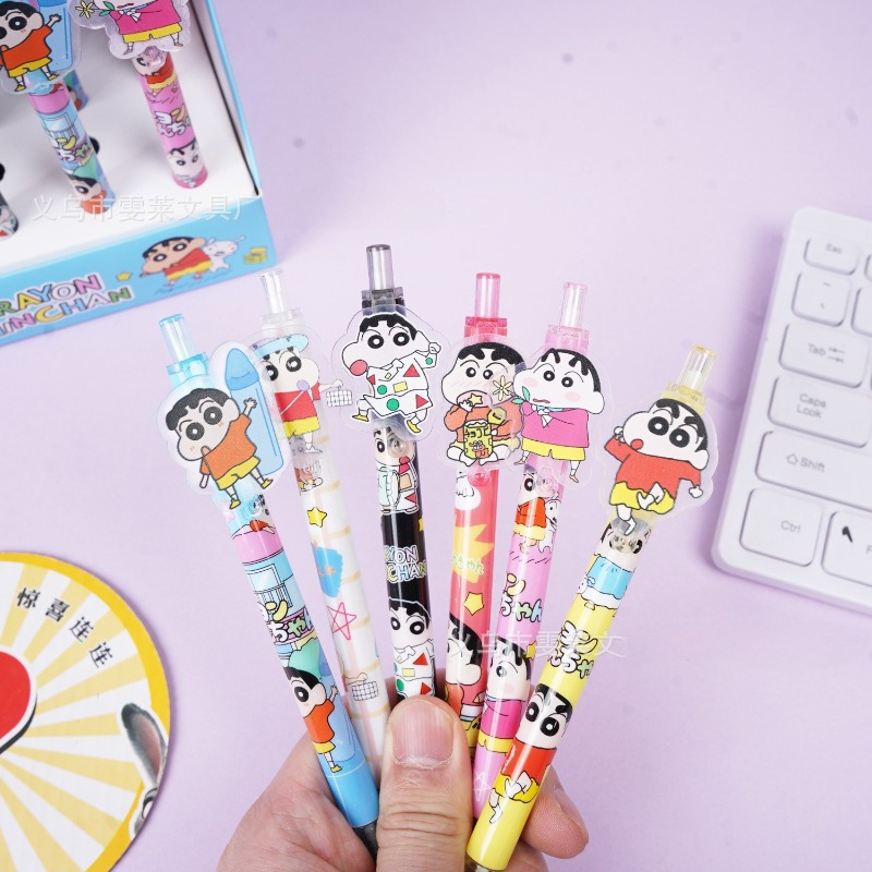 Caneta Gel Cartoon Crayon Shin - Stationery Supplier avaliação e preço