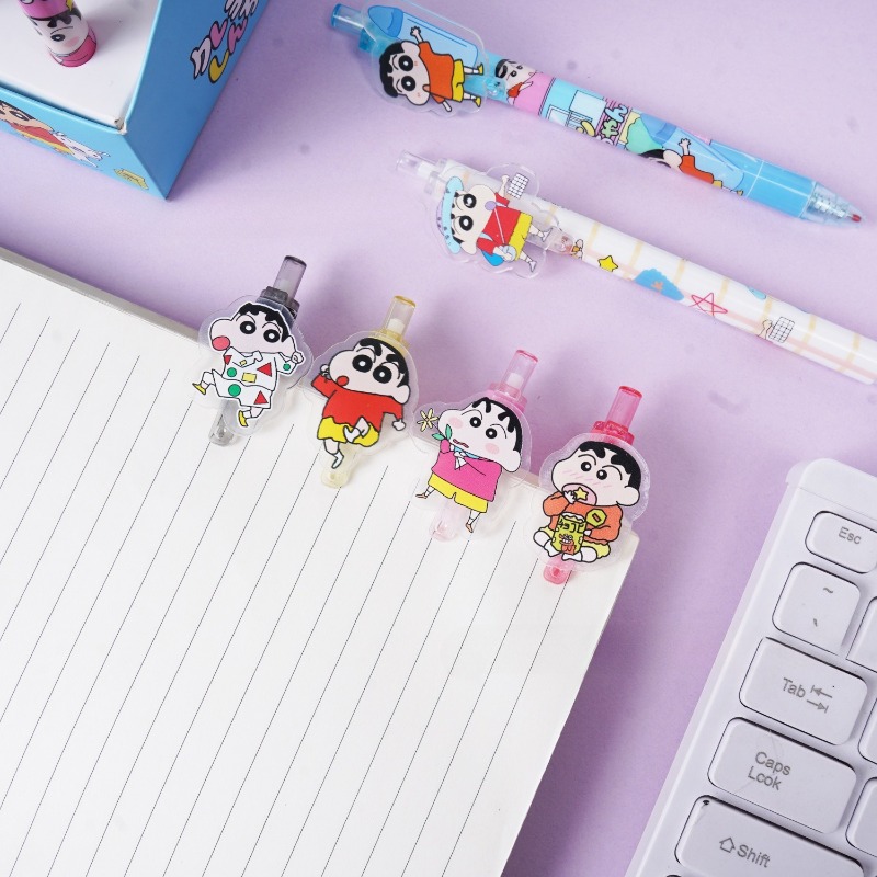 Caneta Gel Cartoon Crayon Shin - Stationery Supplier avaliação e preço