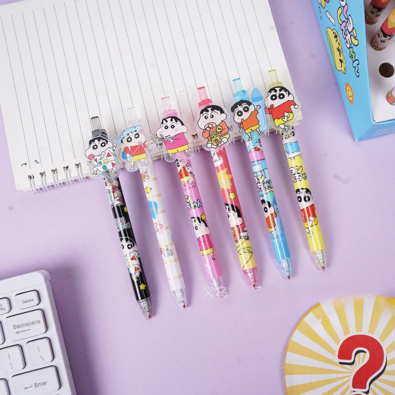Caneta Gel Cartoon Crayon Shin - Stationery Supplier avaliação e preço