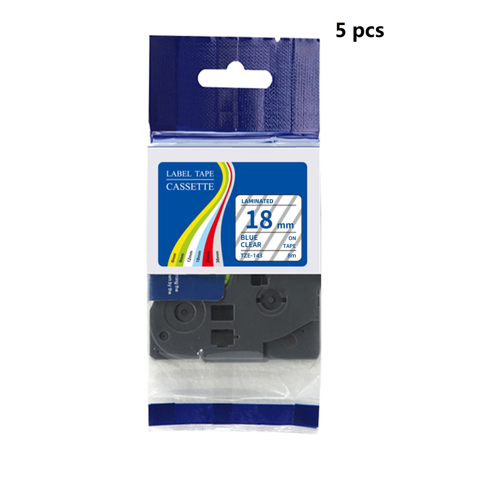 5 Peças de Fita Adesiva Lamina - Label Printer Tape avaliação e preço