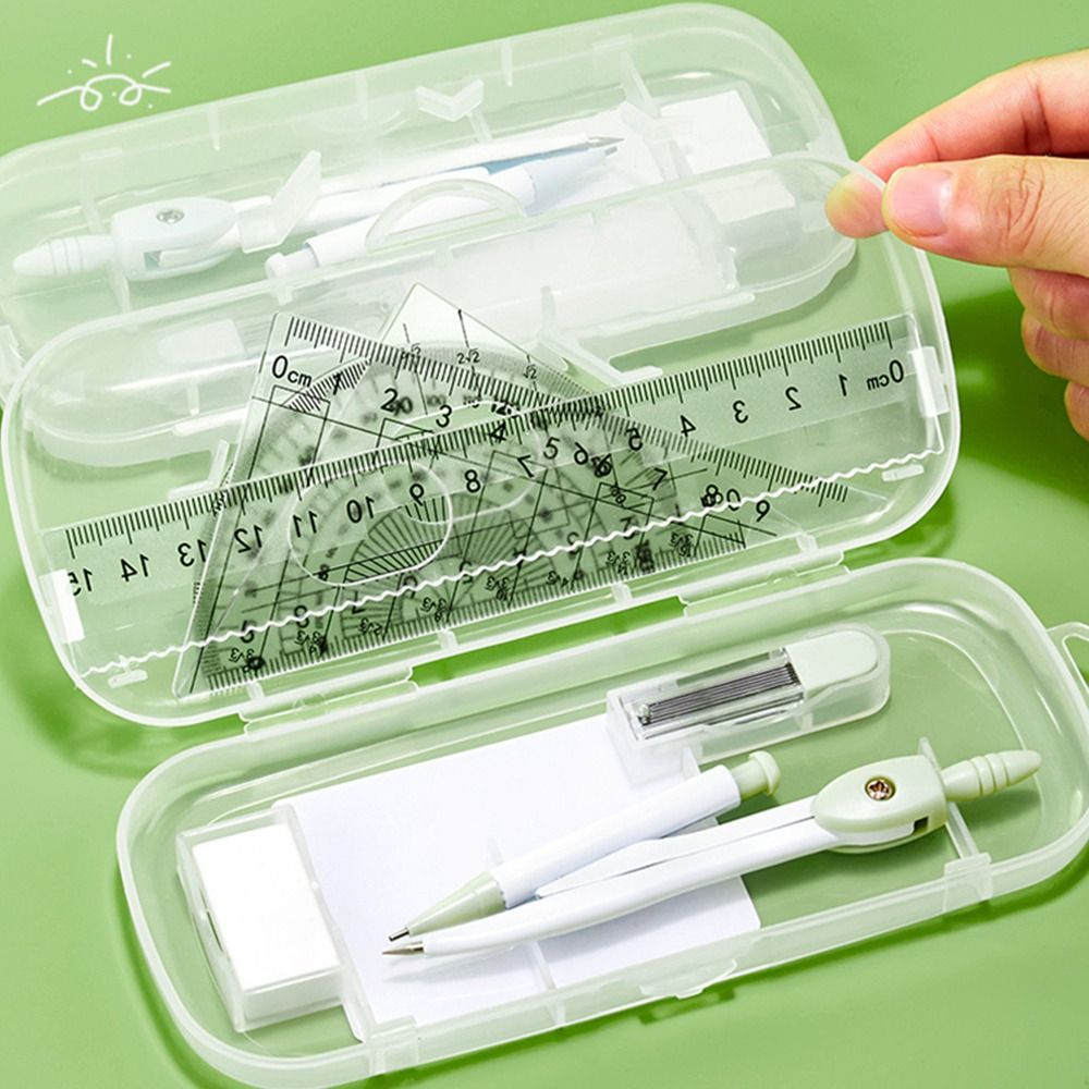 Conjunto de 8 Peças: Régua de  - Ruler Set Transparent avaliação e preço