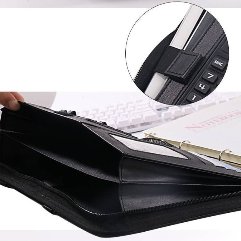 Pasta de Documentos A4 em Cour - Portfolio Folder Zip avaliação e preço