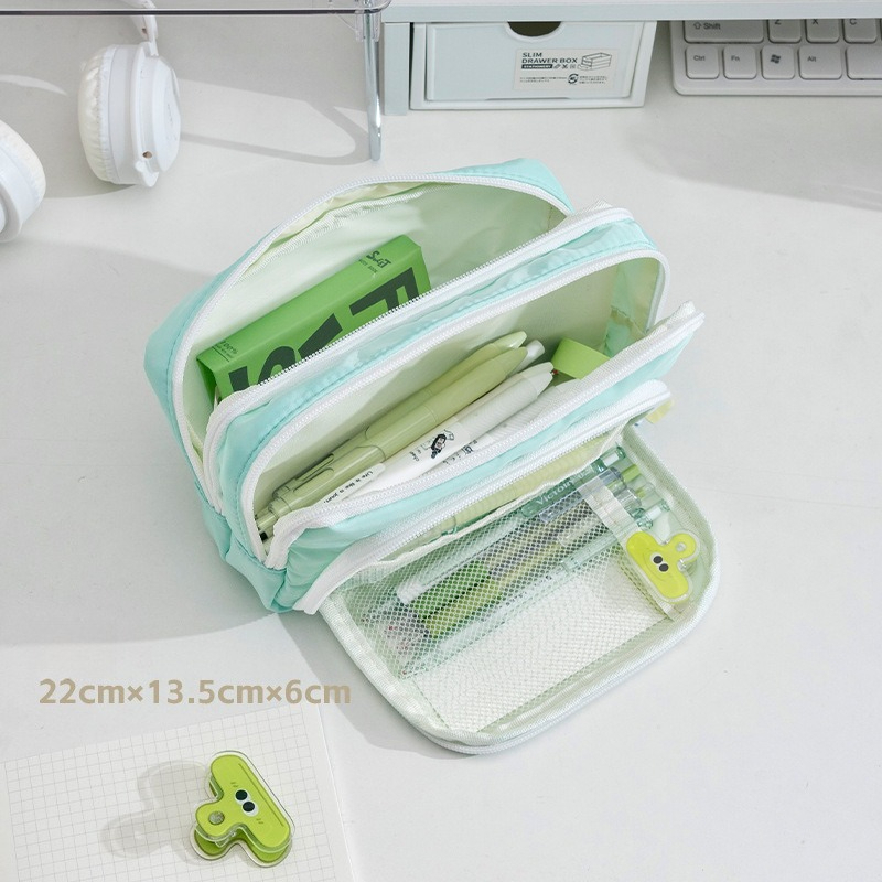 Estojo de Lápis Azul Celeste d - Pencil Case Large avaliação e preço