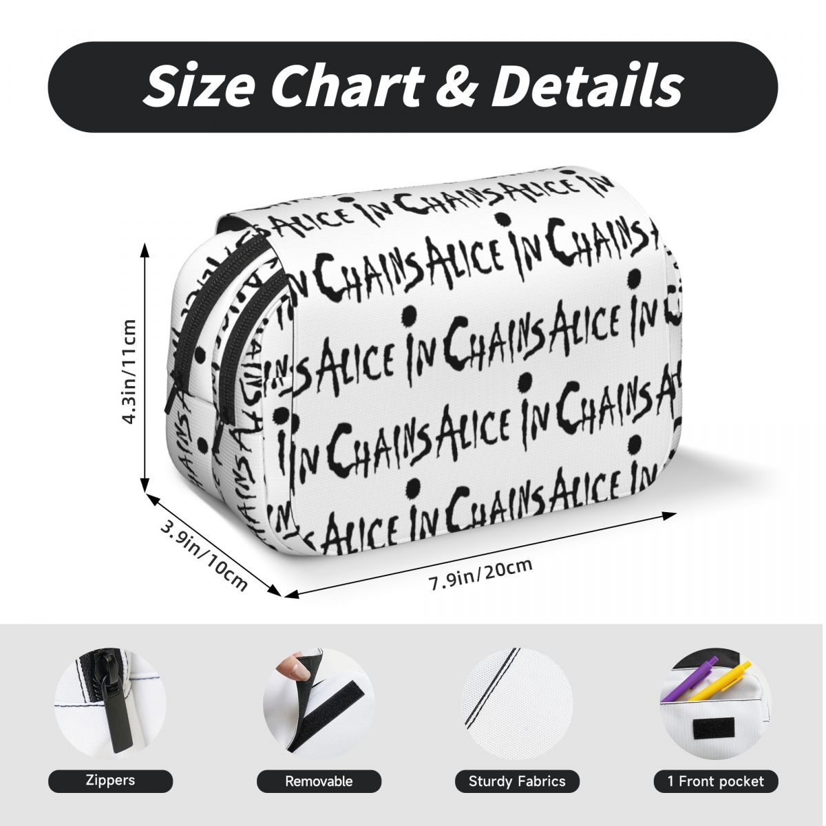 Estojo de lápis Alice In Chain - Stationery And Office Supply Chain avaliação e preço